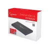 Gembird EE2-U2S-5 Externes USB 2.0 Gehäuse für 2,5 inch SATA HDD/SSD, Aluminium, Schwarz