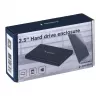 Gembird EE2-U2S-5 Externes USB 2.0 Gehäuse für 2,5 inch SATA HDD/SSD, Aluminium, Schwarz