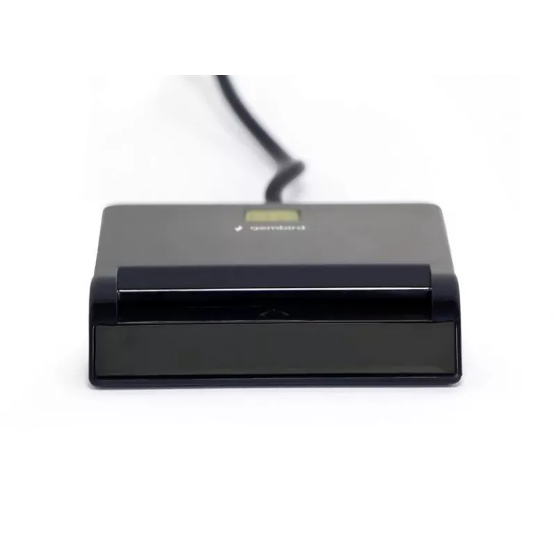 Gembird FD2-SCR Universal USB Smart Card Reader, Schwarz