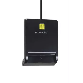 Gembird FD2-SCR Universal USB Smart Card Reader, Schwarz