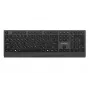 Gembird KB-MCH-06-CYRL Schlanke kabelgebundene Multimedia-Tastatur mit Typ-C-Adapter, kyrillisches Layout, Schwarz