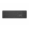 Gembird KB-WPS-03-CYRL Dual-Mode Slim Wireless Keyboard (2.4G + BT), Russisches/Kyrillisches Layout, Schwarz