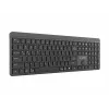 Gembird KB-WPS-03 Dual-Mode Pro-Business Slim Wireless Keyboard, 2.4G + Bluetooth, US Layout, Schwarz