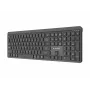 Gembird KB-WPS-03 Dual-Mode Pro-Business Slim Wireless Keyboard, 2.4G + Bluetooth, US Layout, Schwarz