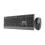 Gembird KBS-WPS-02 Dual-Mode Slim Kabelloses Desktop-Set, 2.4GHz + Bluetooth, US-Layout (Tastatur & Maus)