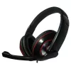 Gembird MHS-001 Stereo-Headset mit Lautstärkeregelung, kabelgebunden, Over-Ear, Schwarz