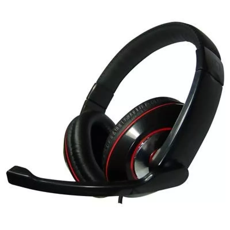 Gembird MHS-001 Stereo-Headset mit Lautstärkeregelung, kabelgebunden, Over-Ear, Schwarz