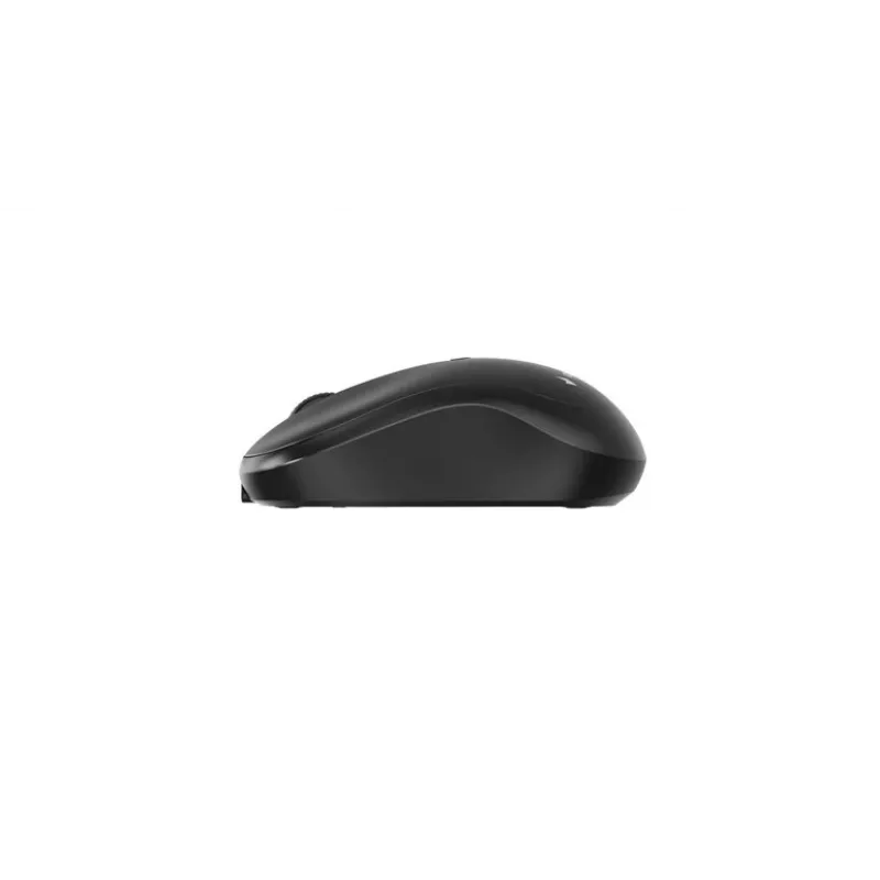 Gembird MUSW2-4B-01 Dual-Mode kabellose Maus (2,4 GHz + Bluetooth 5.0) mit 1600 DPI optischem Sensor, 4 Tasten, beidhändig, Schwarz