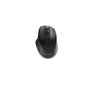 Gembird MUSW2-6B-02 Dual-Mode Funkmaus (2.4G + BT), 2400 DPI, 6 Tasten, Schwarz