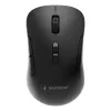 Gembird MUSW2-7B-01 Dual-Mode kabellose Maus (2.4G + Bluetooth), 1600 DPI, 7 Tasten, Schwarz