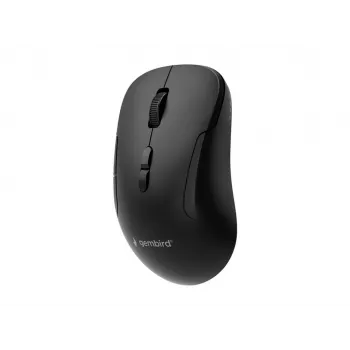 Gembird MUSW2-7B-01 Dual-Mode kabellose Maus (2.4G + Bluetooth), 1600 DPI, 7 Tasten, Schwarz