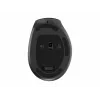 Gembird MUSW3-9B-01 Triple-Mode Kabellose Ergonomische Maus (2,4 GHz + Bluetooth + USB-C), 2400 DPI, 9 Tasten, Schwarz