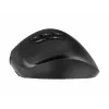 Gembird MUSW3-9B-01 Triple-Mode Kabellose Ergonomische Maus (2,4 GHz + Bluetooth + USB-C), 2400 DPI, 9 Tasten, Schwarz