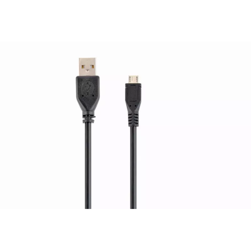 Gembird USB 2.0 Kabel Micro-USB AM-MBM5P 0,3m Schwarz