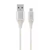 GEMBIRD USB 2.0 auf Micro-USB Kabel 1m Schwarz/Weiß