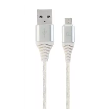 GEMBIRD USB 2.0 auf Micro-USB Kabel 1m Schwarz/Weiß