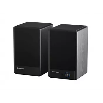 Genesis Arsen 402BT NGS-2415 Desktop-Lautsprecher, 2.0, 60 W, Bluetooth 5.3, Schwarz