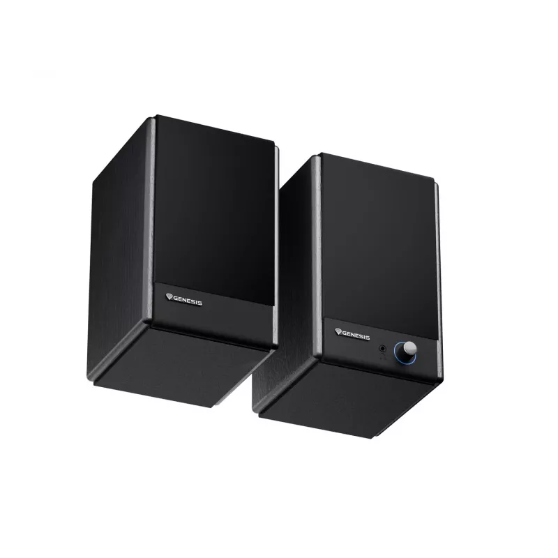 Genesis Arsen 402BT NGS-2415 Desktop-Lautsprecher, 2.0, 60 W, Bluetooth 5.3, Schwarz