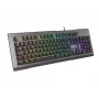 GENESIS Rhod 500 RGB Gaming-Tastatur - Membran, spanisches QWERTY, Schwarz/Grau