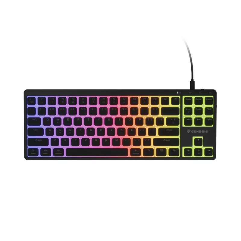 GENESIS Thor 430 TKL Mechanische Gaming-Tastatur RGB-Beleuchtung US-Layout Schwarz