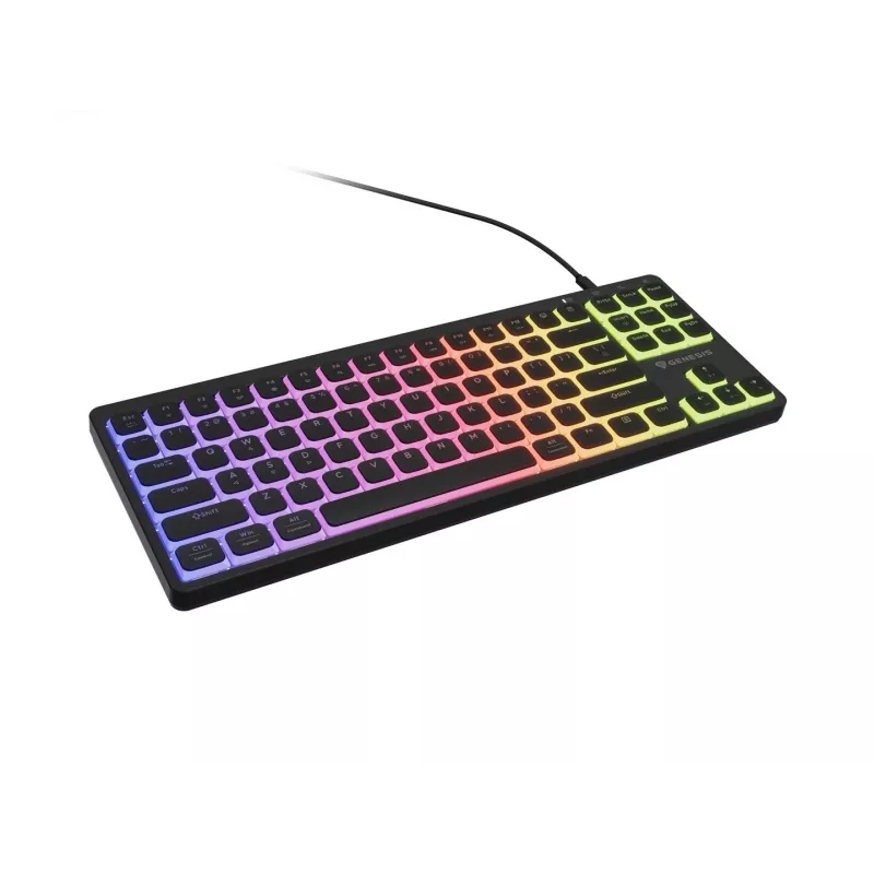 GENESIS Thor 430 TKL Mechanische Gaming-Tastatur RGB-Beleuchtung US-Layout Schwarz