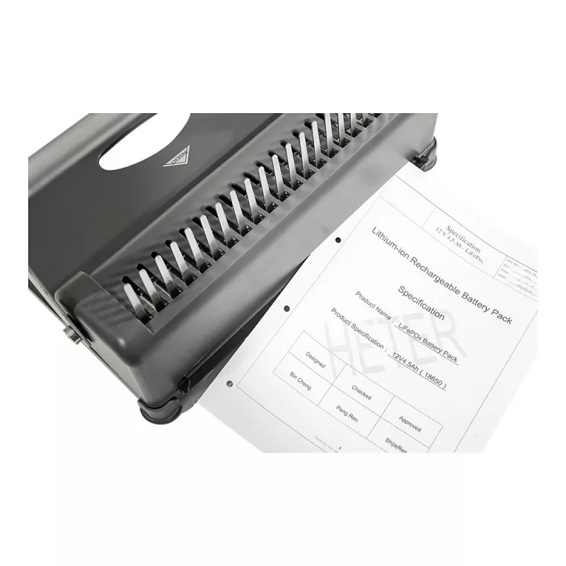 Genie CB 850 Manuelle Comb-Bindemaschine, 350 Blatt, Schwarz