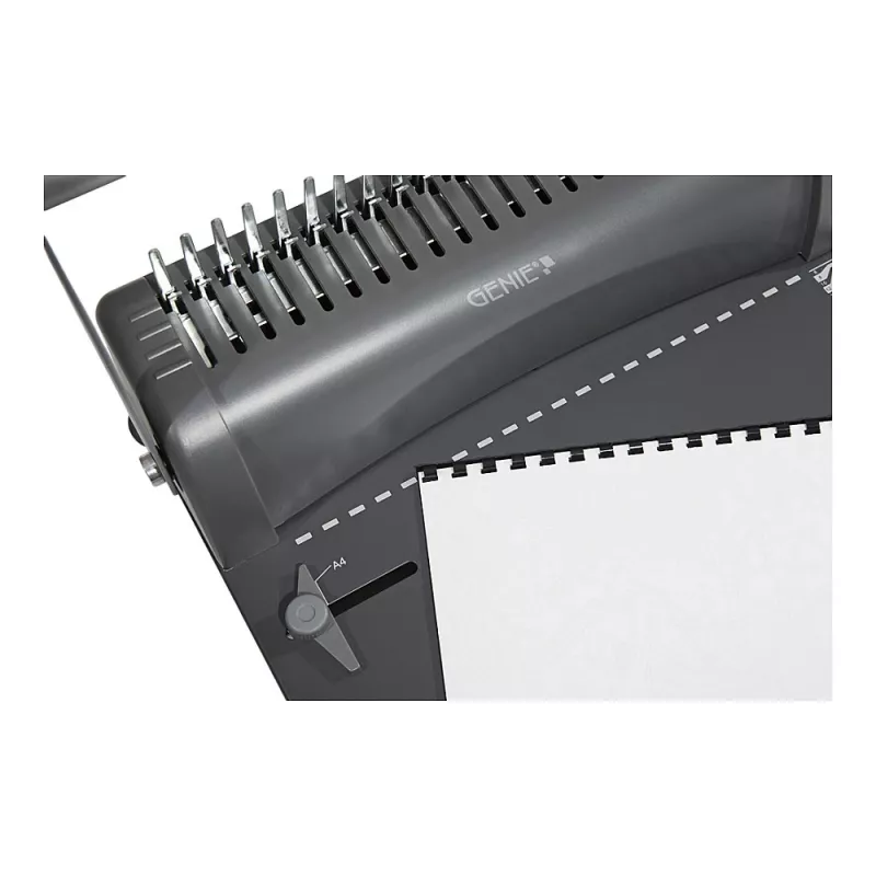 Genie CB 850 Manuelle Comb-Bindemaschine, 350 Blatt, Schwarz