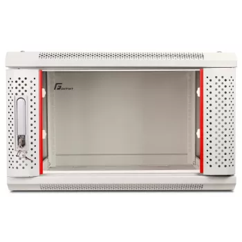 GETFORT 19 Zoll 6U Wandgehäuse 600x450mm Grau (WGF06-64EH-WGG)