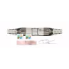 GETFORT 58459 Cat.6 UTP Tool-less RJ45 Keystone Jack, Weiß