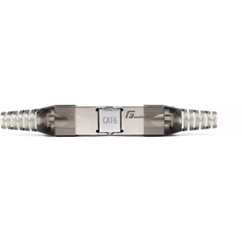 GETFORT 58459 Cat.6 UTP Tool-less RJ45 Keystone Jack, Weiß