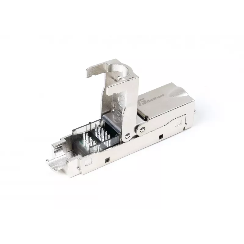 GETFORT 58460 CAT.6A Werkzeuglos Geschirmt RJ45 Keystone Jack Modul