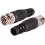 GETFORT BNC-Stecker, männlich, für RG59-Koaxialkabel, Kunststoffgehäuse, Schraubanschluss, 75 Ohm