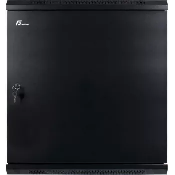 GETFORT CALI 12U 19 inch Wandmontage-Rack-Gehäuse 600x450 mm schwarze Stahltür