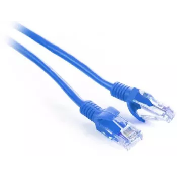 GETFORT Cat.5e UTP Patchkabel, 1m, Blau, RJ45, Gigabit Ethernet
