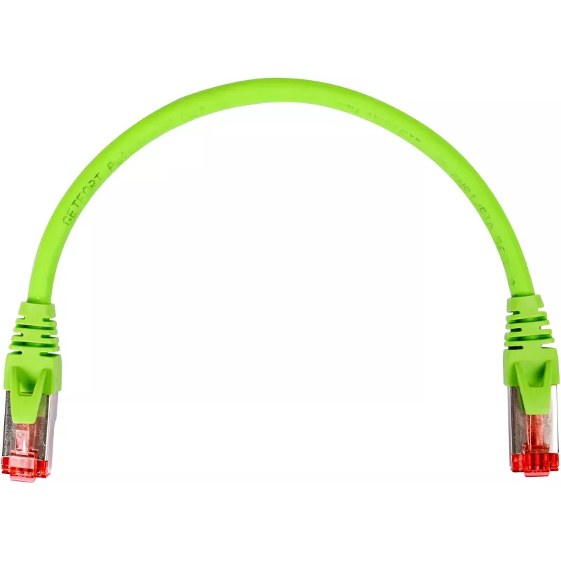 GETFORT Cat.6A S/FTP LSOH Patchkabel 0,25 m Grün