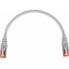 GETFORT Cat.6A S/FTP LSOH Patchkabel 0,25 m Grau