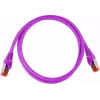 GETFORT Cat.6A S/FTP LSOH Patchkabel 0,5 m Lila