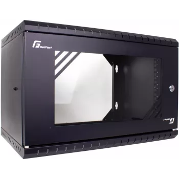 GETFORT ECO v3 19 inch 6U Wandmontage-Rack-Gehäuse, 520x340mm, Schwarz (WGF064-53E-WGBv3)