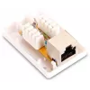 GETFORT GF-1G5EFTP Abgeschirmtes Aufputz-RJ45-Modul Cat.5e, Weiß