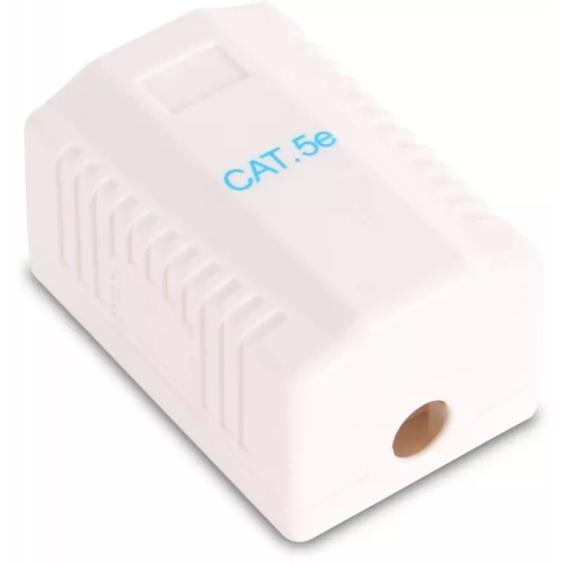 GETFORT GF-1G5EFTP Abgeschirmtes Aufputz-RJ45-Modul Cat.5e, Weiß