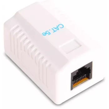 GETFORT GF-1G5EFTP Abgeschirmtes Aufputz-RJ45-Modul Cat.5e, Weiß