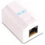 GETFORT GF-1G5EFTP Abgeschirmtes Aufputz-RJ45-Modul Cat.5e, Weiß