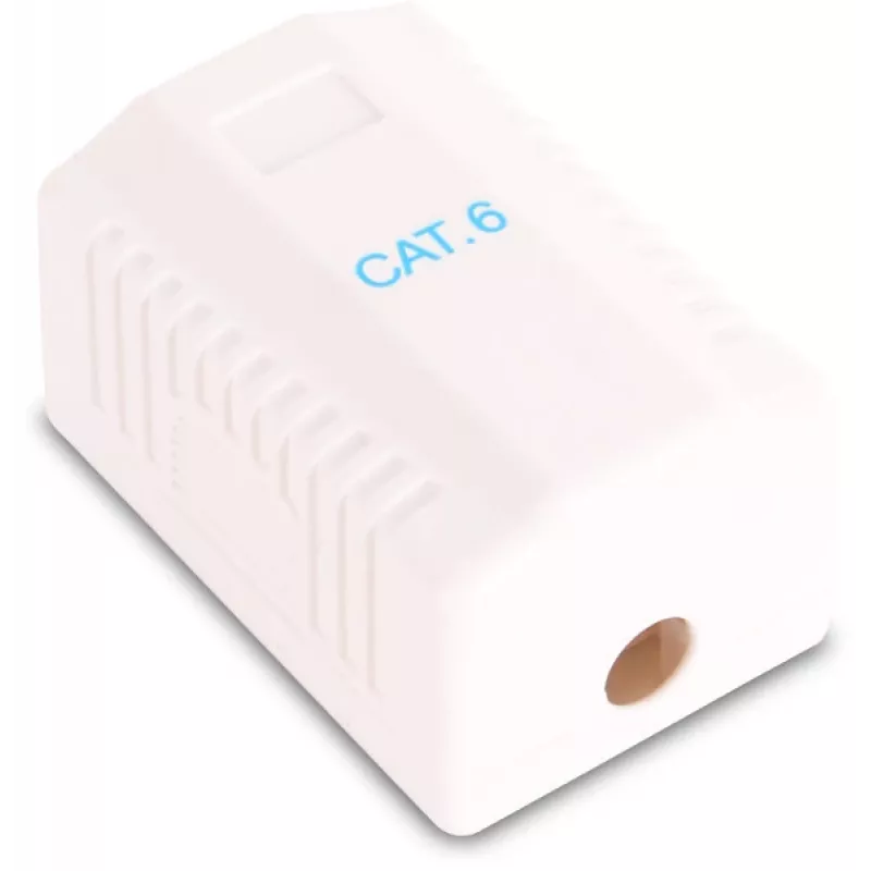 GETFORT GF-1G6FTP Geschirmte Aufputz-RJ45-Buchse Cat.6, 1-Port, Weiß