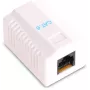 GETFORT GF-1G6FTP Geschirmte Aufputz-RJ45-Buchse Cat.6, 1-Port, Weiß