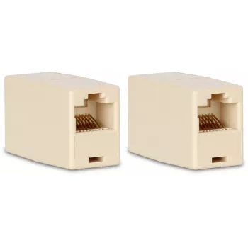 GETFORT GF-2G5E-BL-UTP RJ45 Cat.5e Inline Coupler Female to Female UTP Hellgrau