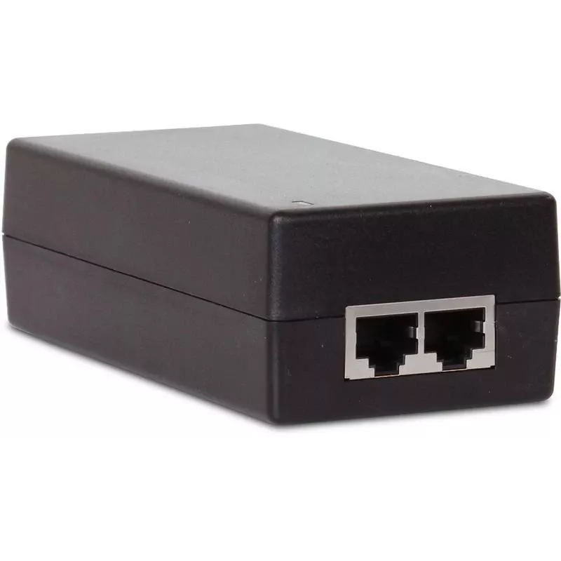 GETFORT GF-48D1000 48W Passiver PoE-Injektor-Adapter, 100-240V AC auf 48V DC, 10/100 Mbps, 2x RJ45, IEEE 802.3af/at-kompatibel