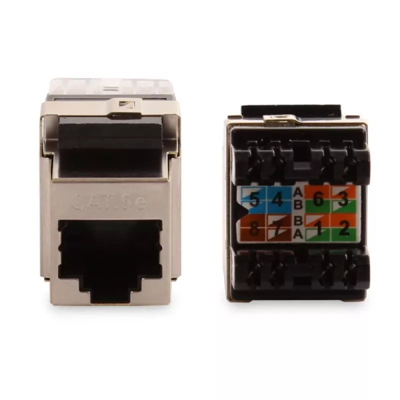GETFORT GF-K5EFTP Cat.5e FTP geschirmtes Keystone-Modul RJ45