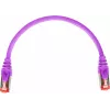 GETFORT GF-PC6ASFTP-0.25V Cat.6A S/FTP LSOH Patchkabel 0,25 m Lila