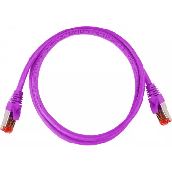 GETFORT GF-PC6ASFTP-2V Cat.6A S/FTP LSOH Patchkabel 2m Lila