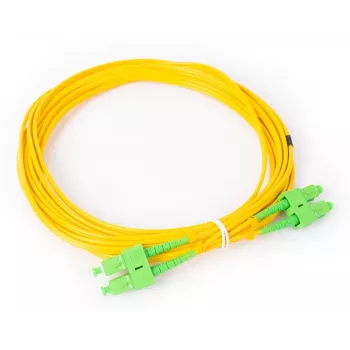 GETFORT GF-SASAD5 Singlemode-Duplex-Glasfaser-Patchkabel SC/APC auf SC/APC, 5 m
